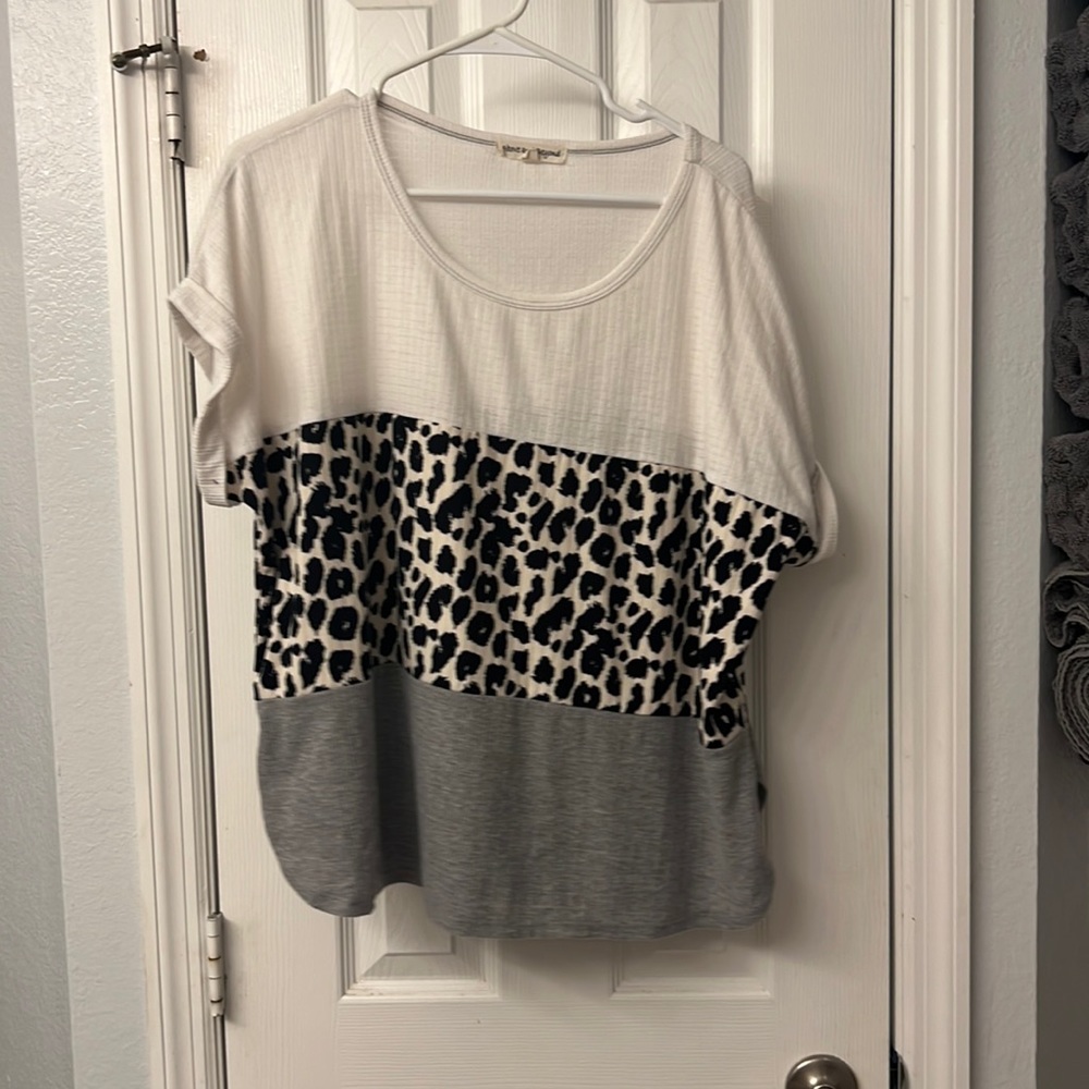 Cheetah print top